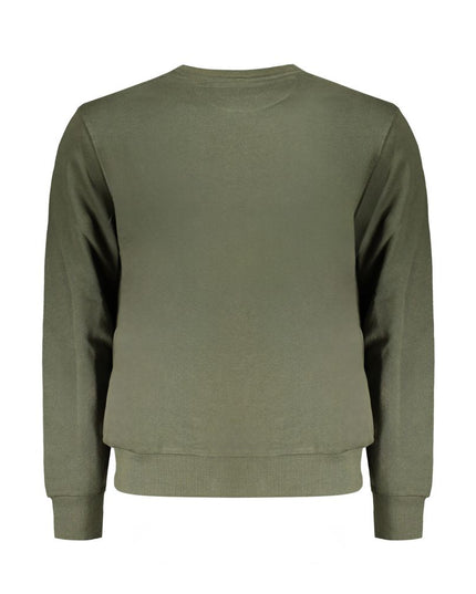 North Sails Green Cotton Men Sweater