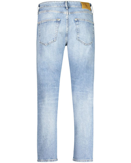 Calvin Klein Blue Cotton Men Jeans
