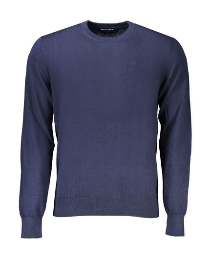 North Sails Blue Cotton Men Sweater