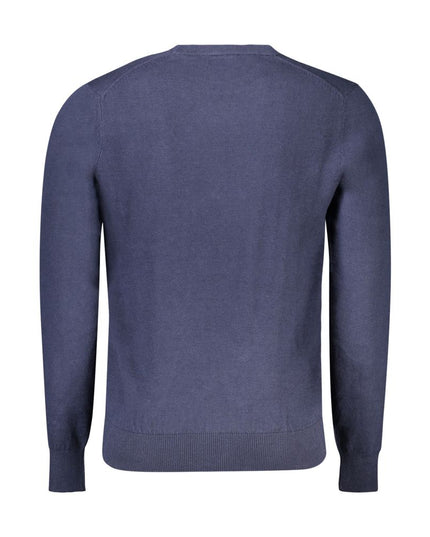North Sails Blue Cotton Men Sweater