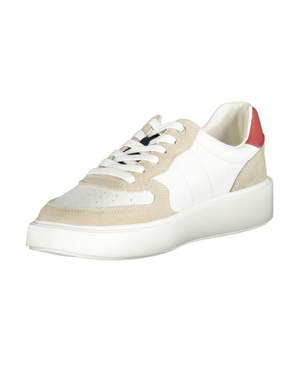 Blauer White Polyethylene Men Sneaker