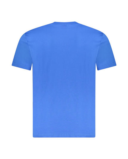 North Sails Blue Cotton Men T-Shirt