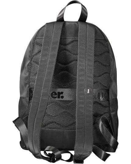 Blauer Black Polyester Men Backpack