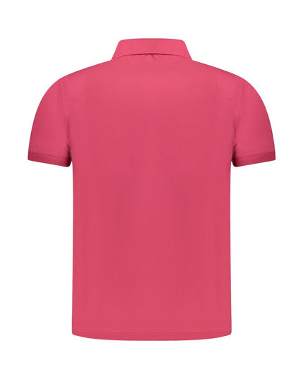K-WAY Pink Cotton Men Polo Shirt