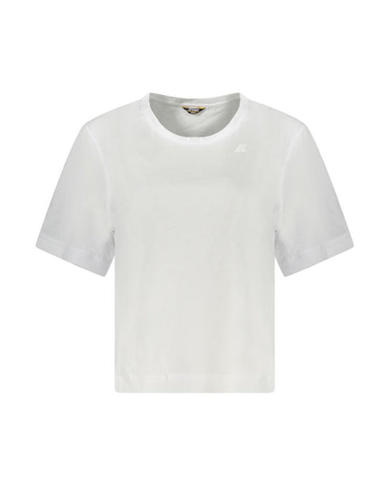 K-WAY White Cotton Women T-Shirt