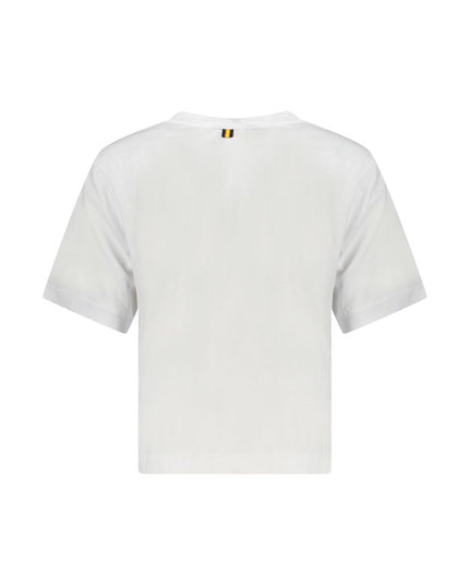 K-WAY White Cotton Women T-Shirt