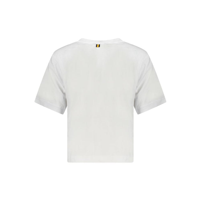 K-WAY White Cotton Women T-Shirt