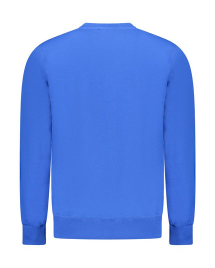 North Sails Blue Cotton Men Sweater