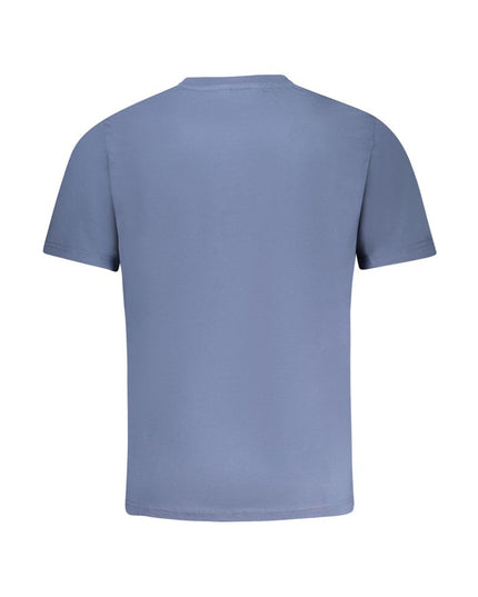 North Sails Blue Cotton Men T-Shirt