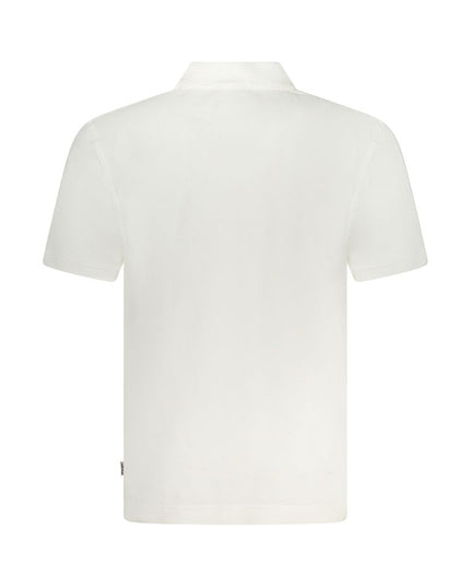Wrangler White Cotton Polo Shirt