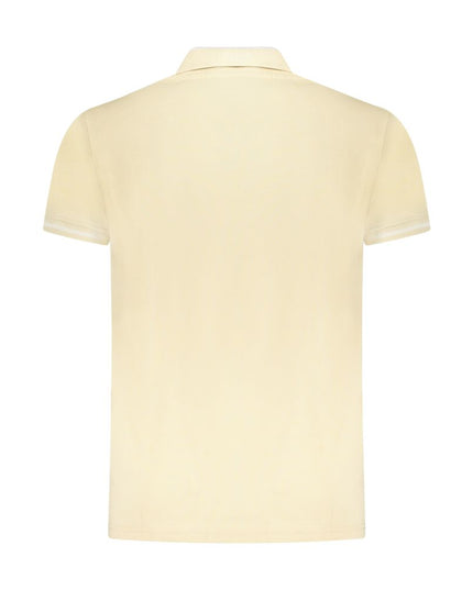 Cavalli Class Beige Cotton Men Polo Shirt