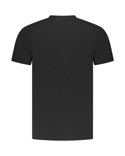 Cavalli Class Black Cotton Men T-Shirt