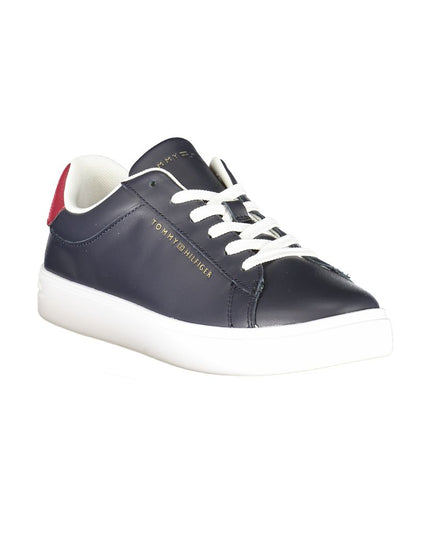 Tommy Hilfiger Blue Leather Women Sneaker