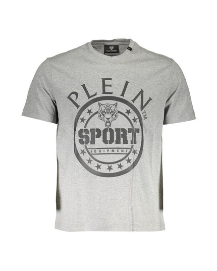 Plein Sport Brown Cotton Men T-Shirt
