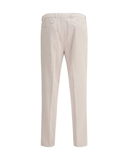 Brunello Cucinelli Gray Cotton Casual Pants
