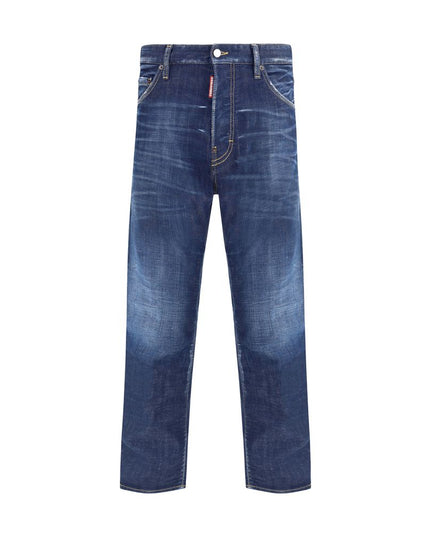 Dsquared² Blue Cotton Skinny Jeans