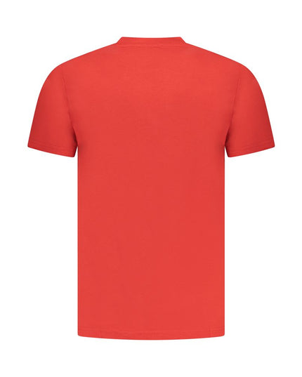 Cavalli Class Red Cotton Men T-Shirt
