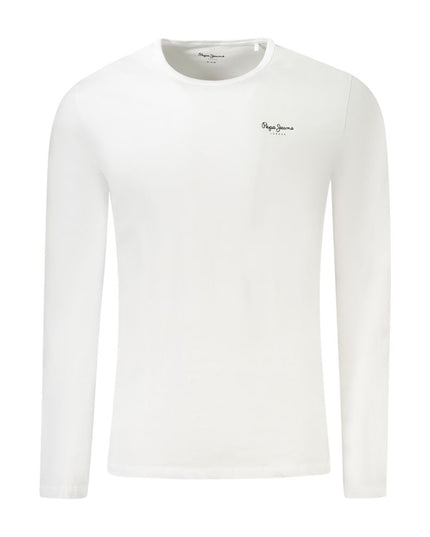 Pepe Jeans White Cotton Men T-Shirt