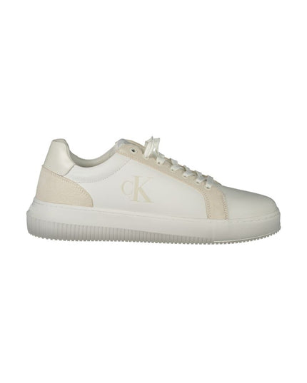 Calvin Klein White Polyethylene Men Sneaker