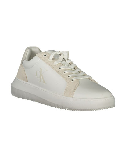 Calvin Klein White Polyethylene Men Sneaker
