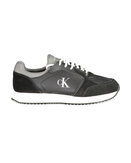 Calvin Klein Black Leather Men Sneaker