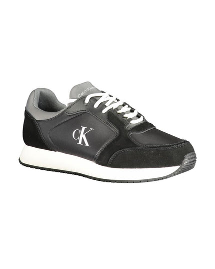 Calvin Klein Black Leather Men Sneaker