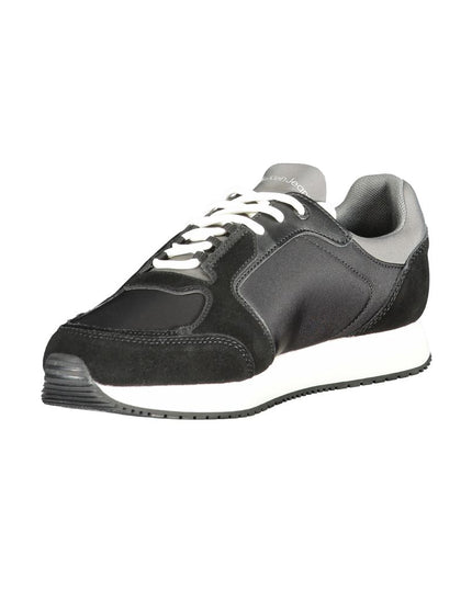 Calvin Klein Black Leather Men Sneaker