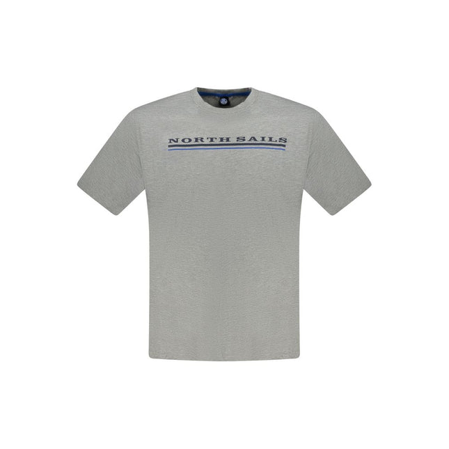 North Sails Brown Cotton Men T-Shirt