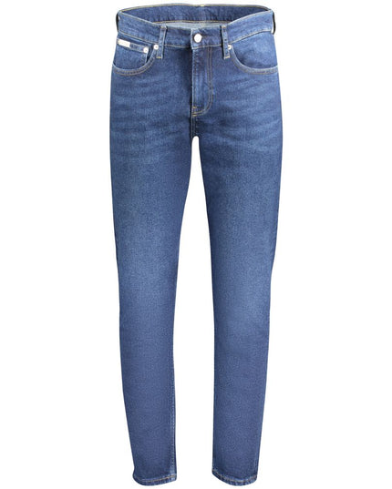 Calvin Klein Blue Cotton Men Jean