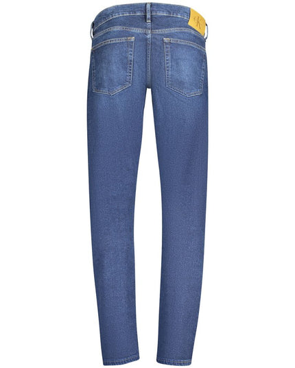 Calvin Klein Blue Cotton Men Jean