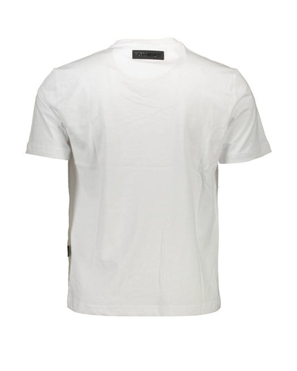 Plein Sport White Cotton Men T-Shirt