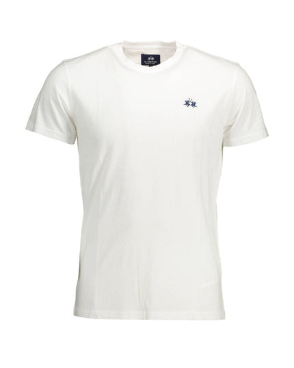 La Martina White Cotton T-Shirt