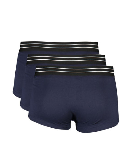 Cavalli Class Blue Cotton Underwear