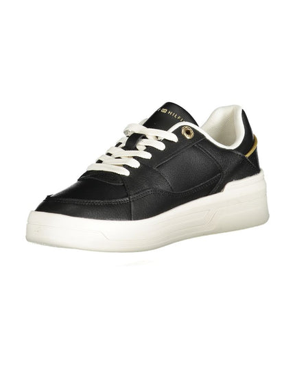 Tommy Hilfiger Black Polyethylene Women Sneaker