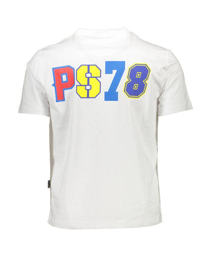 Plein Sport White Cotton Men T-Shirt