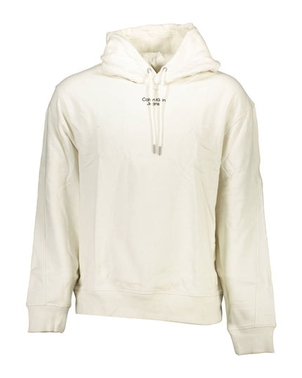 Calvin Klein White Cotton Men Sweater