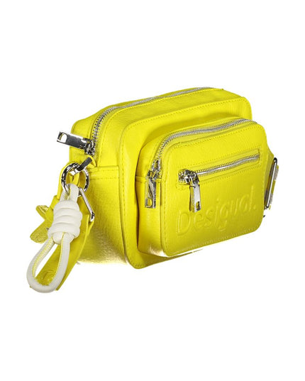 Desigual Yellow Polyethylene Handbag