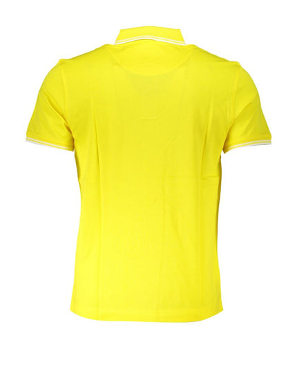 Harmont & Blaine Elegant Yellow Cotton Polo with Contrast Details