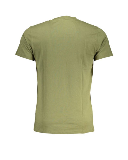 Cavalli Class Green Cotton T-Shirt