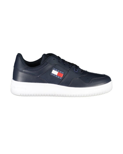 Tommy Hilfiger Blue Contrast Sneakers with Logo Detail