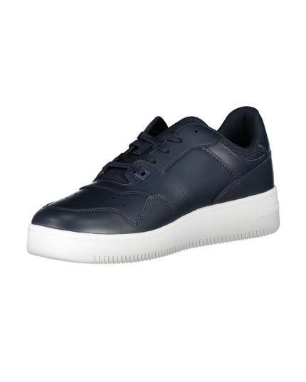 Tommy Hilfiger Blue Contrast Sneakers with Logo Detail