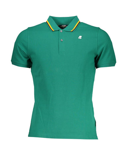 K-WAY Green Cotton Polo Shirt