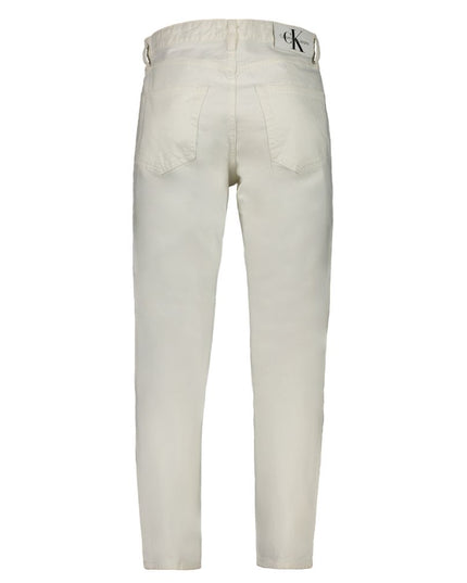 Calvin Klein White Cotton Men's Jeans