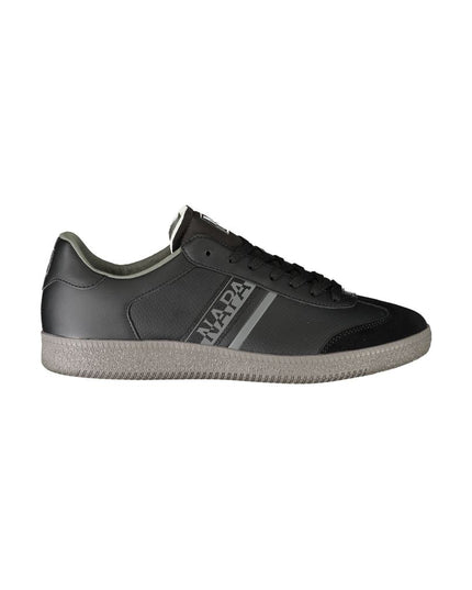 Napapijri Black Polyurethane Men Sneaker
