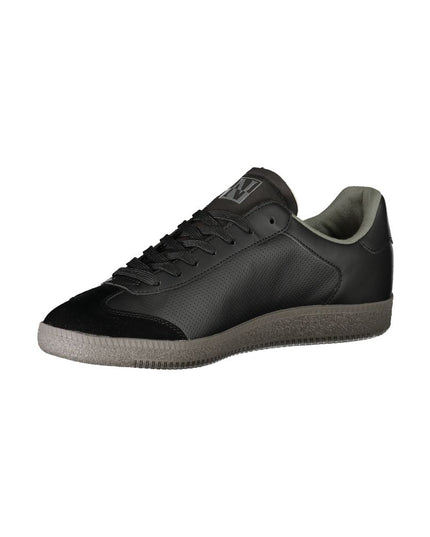 Napapijri Black Polyurethane Men Sneaker
