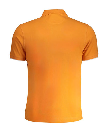 La Martina Orange Cotton Polo Shirt