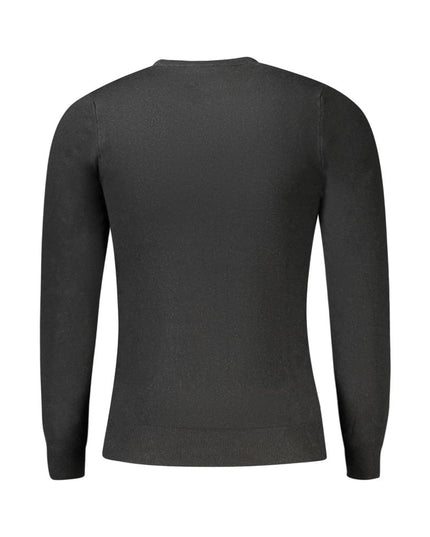 Cavalli Class Black Viscose Men Sweater