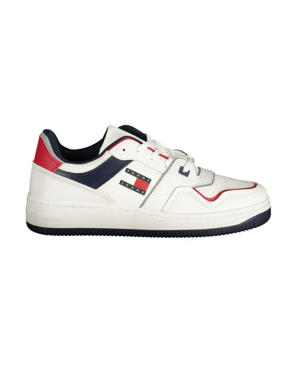 Tommy Hilfiger White Leather Men Sneaker