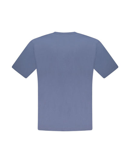 North Sails Blue Cotton Men T-Shirt