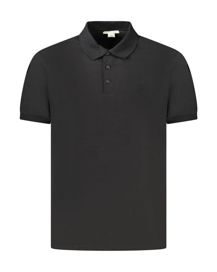 Calvin Klein Black Cotton Men Polo Shirt